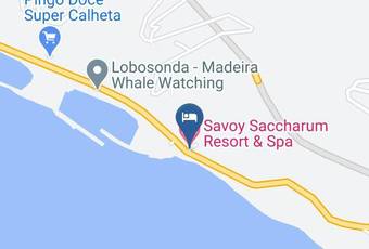 Saccharum Resort & Spa Map - Madeira Island - Calheta