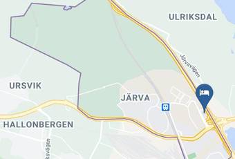 Scandic Jarva Krog Map - Stockholm County - Solna