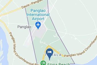 Scent Of Green Papaya Resort Map - Central Visayas - Bohol
