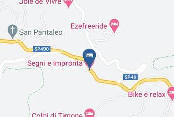 Segni E Impronta Carta Geografica - Liguria - Savona