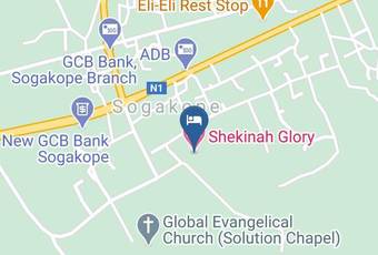 Shekinah Glory Hotel Carta Geografica - Volta - South Tongu