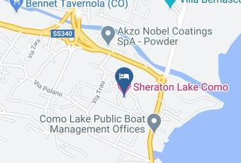 Sheraton Lake Como Hotel Carta Geografica - Lombardy - Como