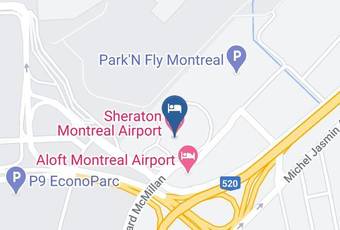 Sheraton Montreal Airport Hotel Map - Quebec - Montreal