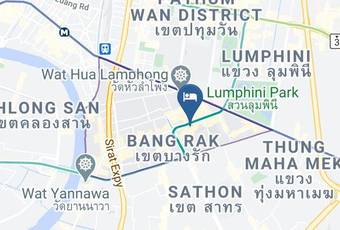Silom Serene A Boutique Hotel Mapa - Bangkok City - Phra Nakhon