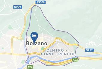 Sir Thomas Bed & More Carta Geografica - Trentino Alto Adige - Bolzano
