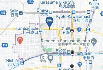 Sky Kyoto Map - Kyoto Pref - Kyoto City Shimogyo Ward