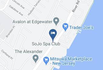 Sojo Spa Club Map - New Jersey - Bergen