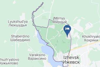 Sosnovy Bor Hotel Map - Udmurtia - Izhevsk