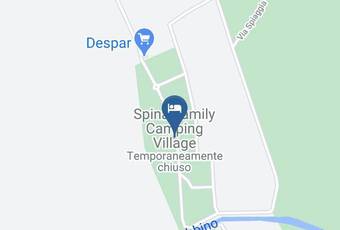 Spina Family Camping Village Carta Geografica - Emilia Romagna - Ferrara