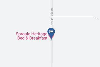 Sproule Heritage Bed & Breakfast Map - Alberta - Division 5