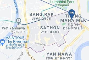 Sribumpen Apartment Map - Bangkok City - Sathon