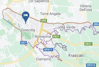 Stanza Cinecitta\' Carta Geografica - Latium - Rome