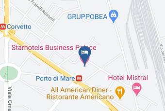 Starhotels Business Palace Map - Lombardy - Milan