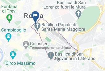Starhotels Metropole Carta Geografica - Latium - Rome