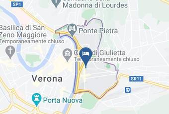 Stay In Verona Center Carta Geografica - Veneto - Verona