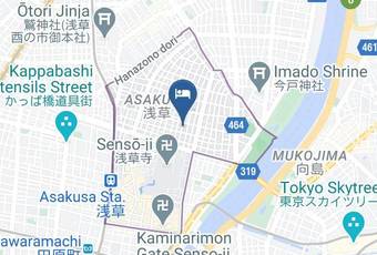 Stay Sakura Tokyo Asakusa Hotel Map - Tokyo Met - Taito Ward