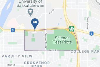 Staybridge Suites Saskatoon University Map - Saskatchewan - Division 11