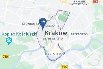 Studio Centrum Karmelicka Map - Malopolskie - Cracow