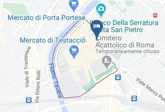 Studio Flat Testaccio Carta Geografica - Latium - Rome