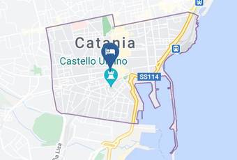 Studio Gagliani Nel Centro Di Catania Carta Geografica - Sicily - Catania