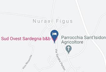 Sud Ovest Sardegna B&b Carta Geografica - Sardinia - Province Of South Sardinia