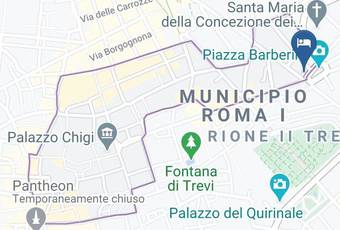Suite Artis Barberini Carta Geografica - Latium - Rome