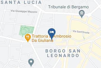 Suite Center Piazza Pontida Carta Geografica - Lombardy - Bergamo