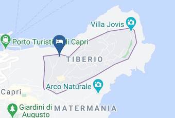 Suite Villa Carolina Capri Carta Geografica - Campania - Naples