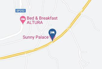 Sunny Palace Hotel Carta Geografica - Latium - Latina