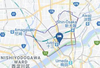 Sunplaza Rinkai Map - Osaka Pref - Osaka City Yodogawa Ward