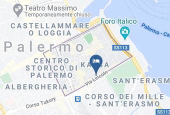 Sunshine Hostel Karte - Sicily - Palermo