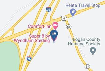 Super 8 By Wyndham Sterling Co Mapa - Colorado - Logan