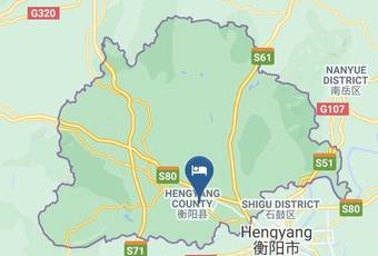 Swan Lake Theme Hotels In Hengyang County Map - Hunan - Hengyang