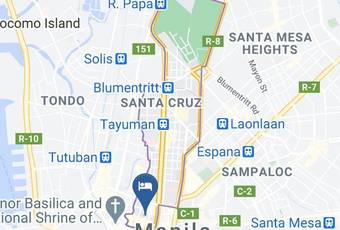Swiss Belhotel Blulane Map - National Capital Region - Metro Manila