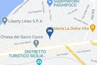Sylvia Home Carta Geografica - Sicily - Trapani