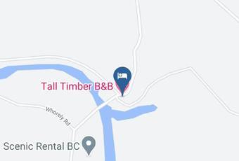 Tall Timber B&b Carta Geografica - British Columbia - Fraser Valley