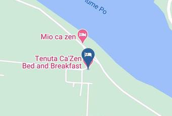 Tenuta Ca\'zen Bed And Breakfast Carta Geografica - Veneto - Rovigo