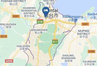 Thank You Express Hotel Yantai South High Speed Railway Station Mapa - Shandong - Yantai