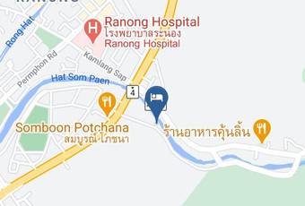 Thansila Resort Map - Ranong - Mueang Ranong District