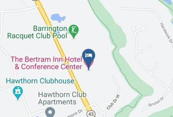 The Bertram Inn Hotel & Conference Center Map - Ohio - Portage