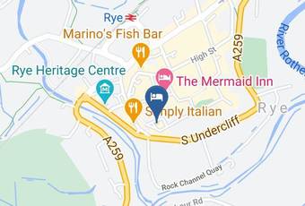 The Hope Anchor Hotel Map - England - East Sussex
