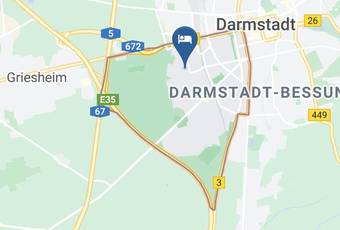 The Hotel Darmstadt Mapa
 - Hesse - Darmstadt