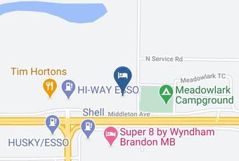The Little Chalet Motel Map - Manitoba - Division 7