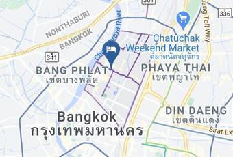 The Parichat Apartment Map - Bangkok City - Phra Nakhon