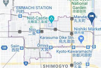 The Ritz Carlton Kyoto Map - Kyoto Pref - Kyoto City Nakagyo Ward