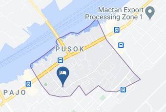 The Stopover Hostel Mactan Map - Central Visayas - Cebu