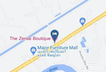 The Zense Boutique Hotel Map - Phitsanulok - Amphoe Mueang Phitsanulok