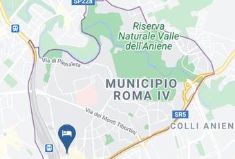 Tibur Sweet House Carta Geografica - Latium - Rome