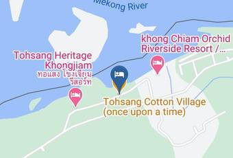 Tohsang Cotton Village Map - Ubon Ratchathani - Amphoe Khong Chiam