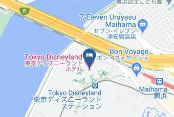 Tokyo Disneyland Hotel Map - Chiba Pref - Urayasu City